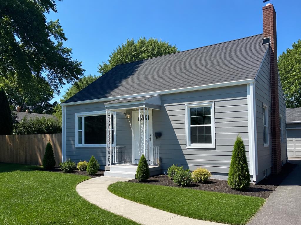 Restored siding and exterior after storm damage repair in Central Indiana